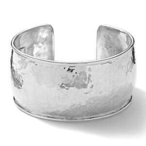Ippolita Classico Goddess Statement Hammered Cuff Bracelet in Sterling Silver